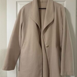 SHEIN Cream Trench Coat for Women